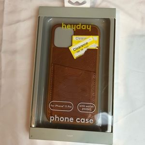 Heyday iPhone 11 Pro phone case with card sleeve